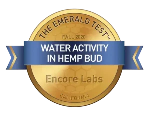 Water Activity on HEMP Bud