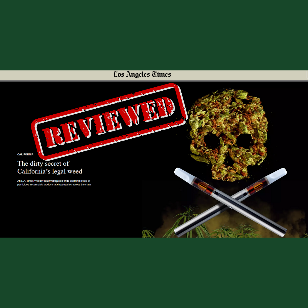 Reaction to the article "The dirty secret of California's legal weed"